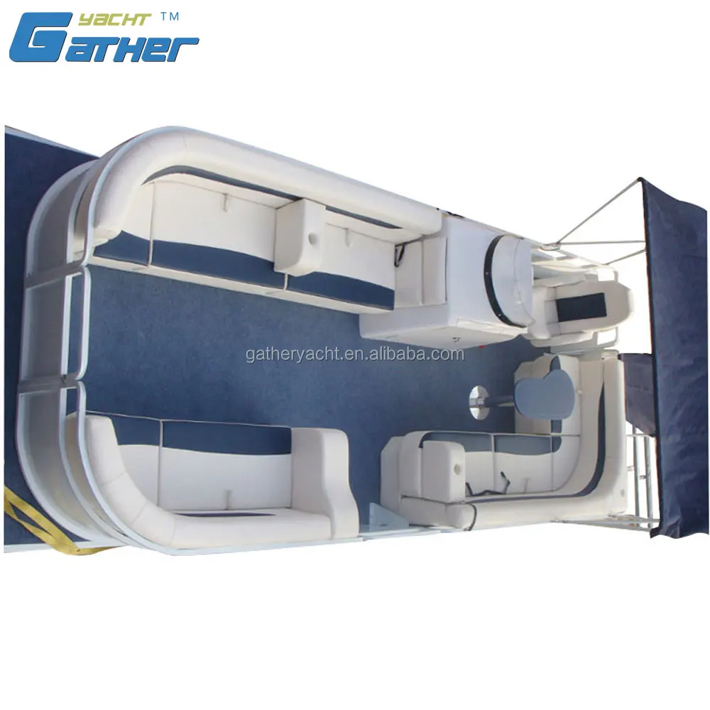 Gather Sport Best Price 19ft Aluminum Pontoon Boat for sale