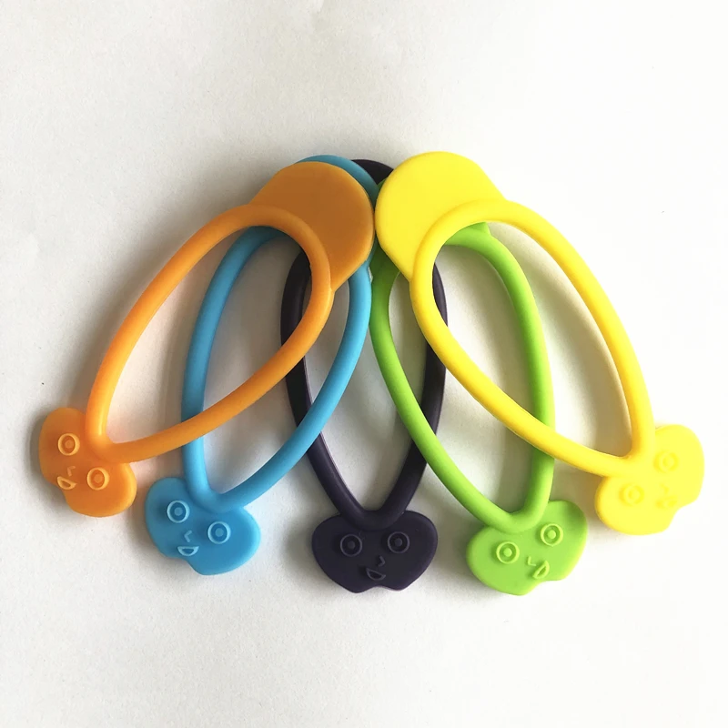 BPA Free Silicone Stretch Twist Caple Bag Ties Wholesale