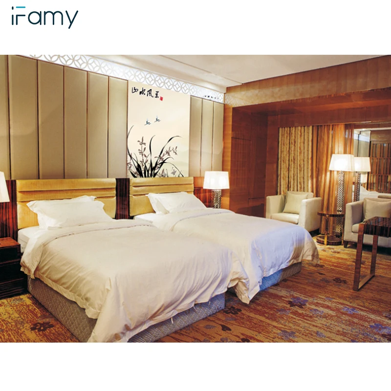 New design 5 star hotel beds king size hotel bedding set furniture bedroom set hotel home furniture for sale