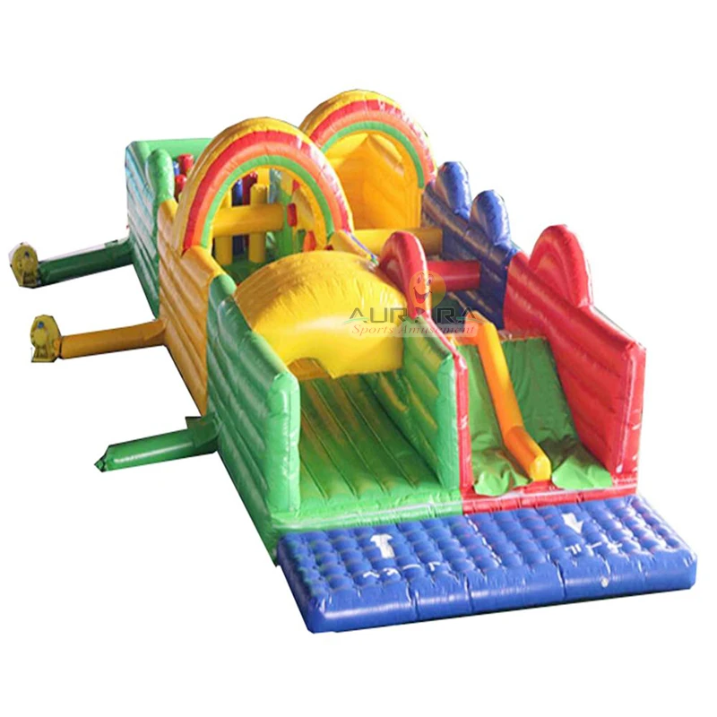 Надувная препятствия для взрослых, дешевая надувная препятствия, гоночная игра, надувная препятствия