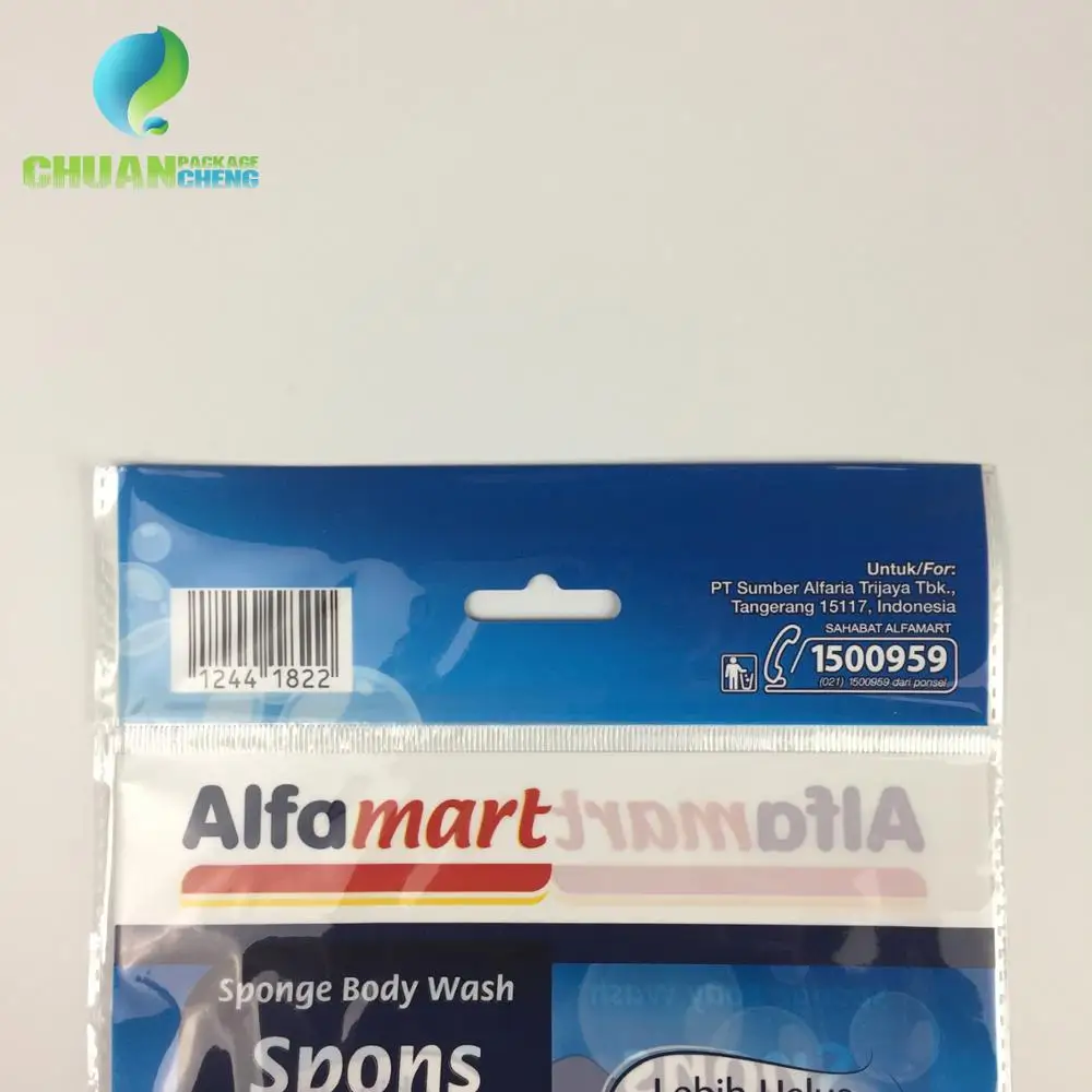 Oppbag BOPP Header Card Packaging Bag with Resealable Wholesaler Manufacturer Opp Bag Packing Printed Sealable Plastic Yiwu ODM