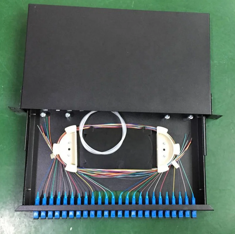 1U 2U 3U 19 дюймов 24 48 ядер оптоволоконная коммутационная панель 12 портов sc