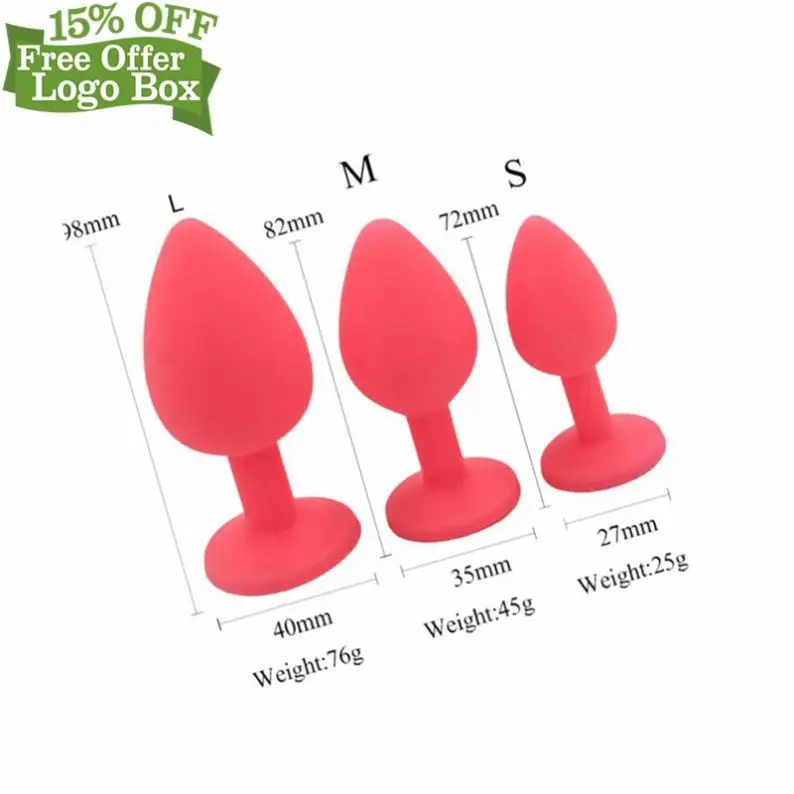 Free Custom Box - High Quality Anal Plug Butt Prostata Massager Men Women Sex Device For Couples