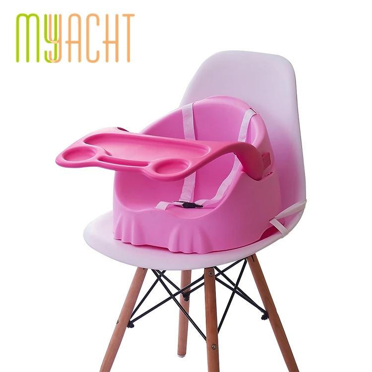 EN14988 дешевый пластиковый портативный детский высокий стул, где угодно, детское сиденье