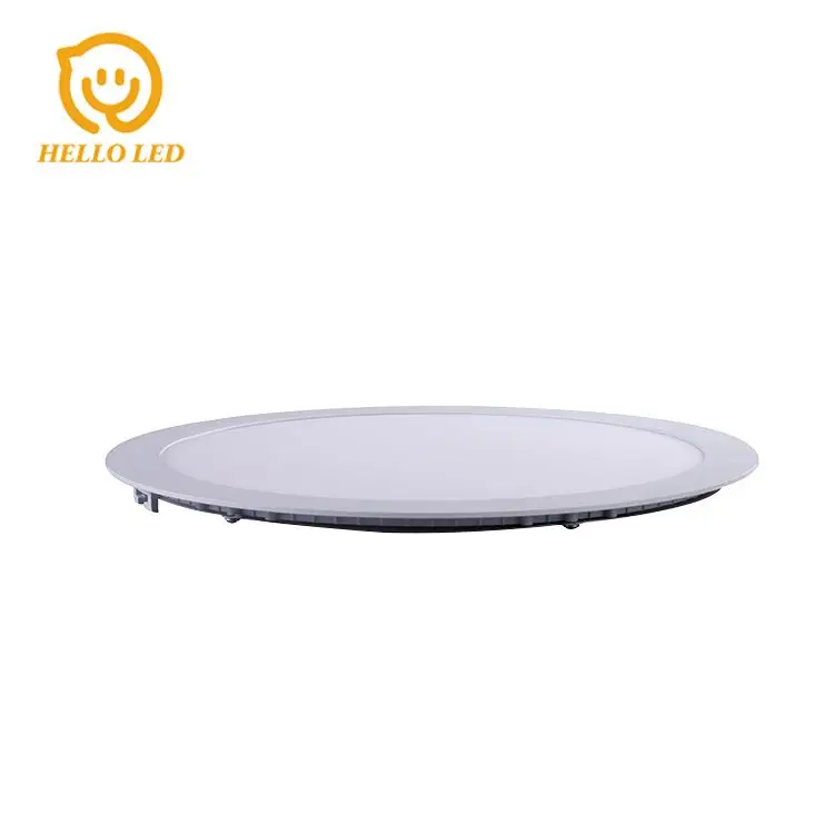 Hot sale 6w led panel light flat panel led lighting round square led panel lamp