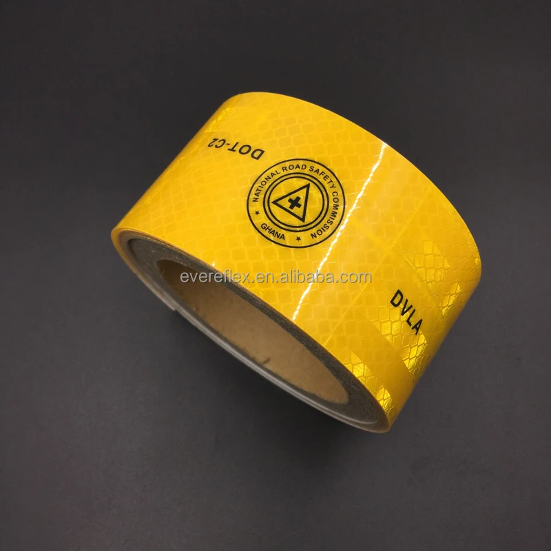 Yellow Color DVLA Reflective Tape for Trailers