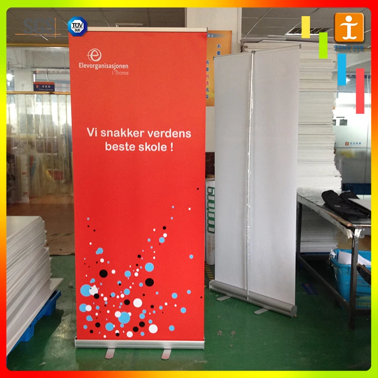 
Aluminum display rack trade show display roll up standees 