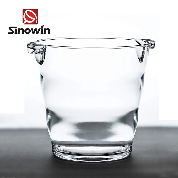 Оптовая продажа Лидер продаж ведерко из акрила изолированные прочные круглая ручка ведра для льда