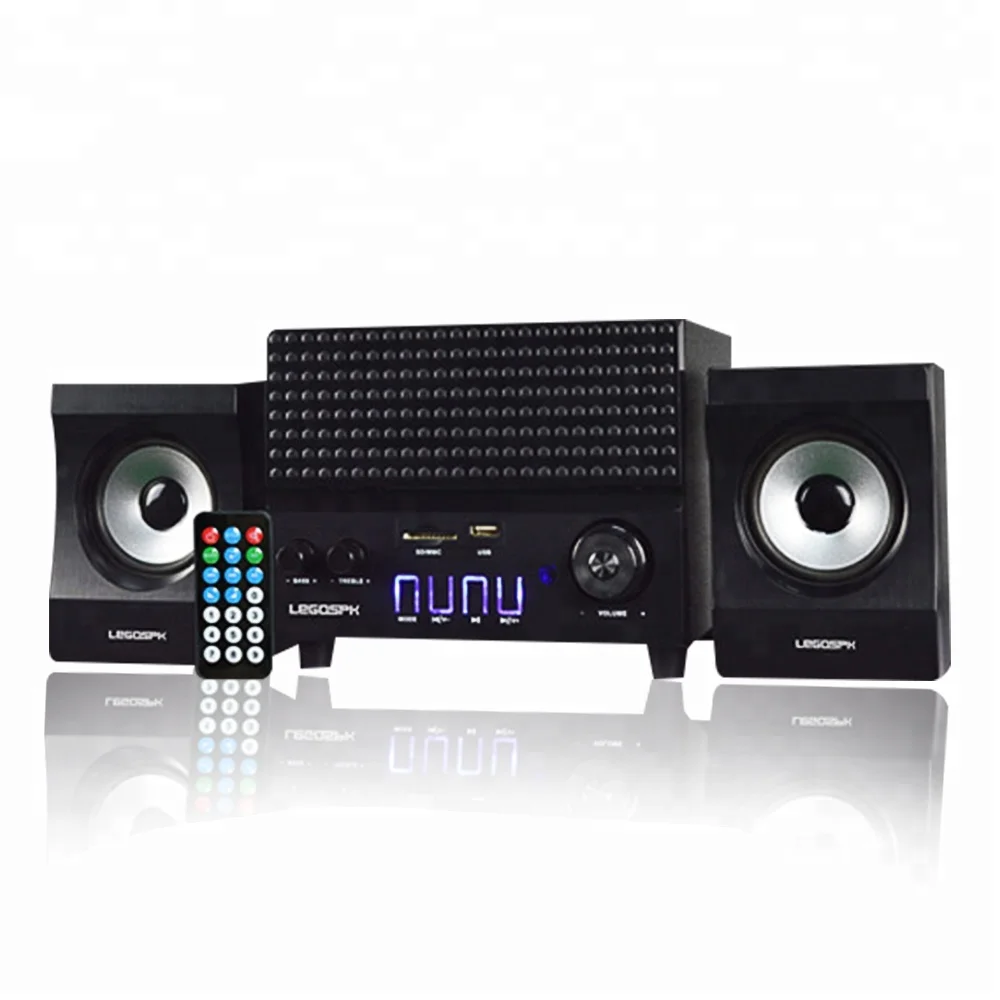 Самая низкая цена, мультимедийный динамик, сделанный в Китае, музыкальный звуковой динамик 2,1, динамик