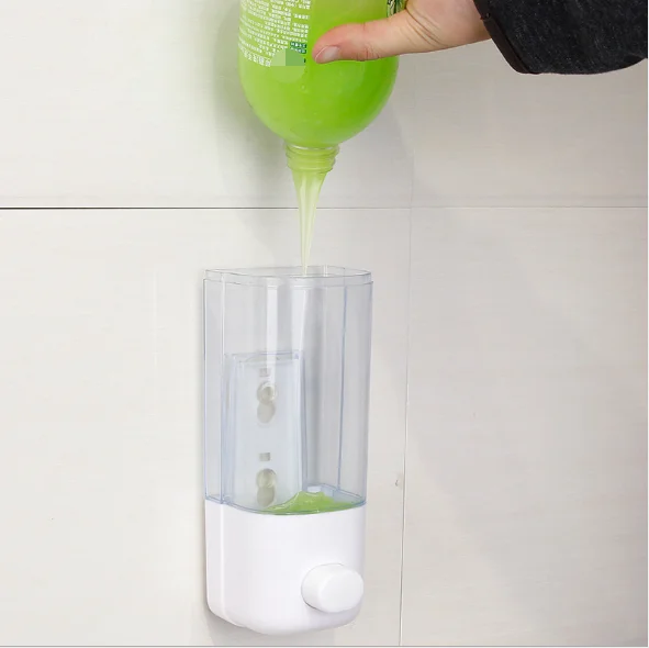 Wall mount touch Shampoo Dispenser/ wall mount shower soap dispenser / Sucker soap dispenser