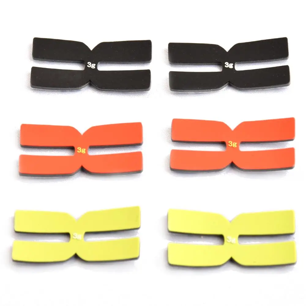 Glople Tennis Racket Weight and Balance Strips , Balancer Type H 3g Silicone for Tennis Racket Balance Bar 6pcs/card