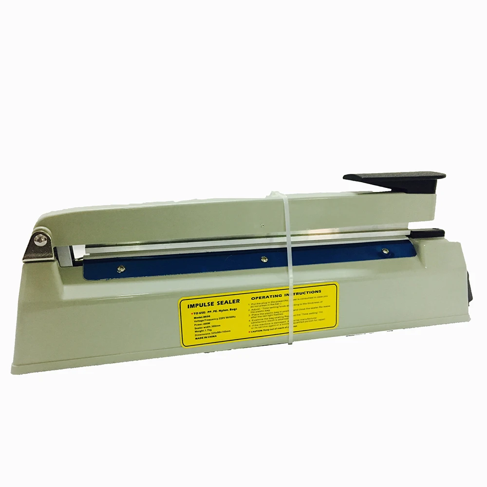 Metal structure plastic bag heat sealing machine from bright office packaging machine