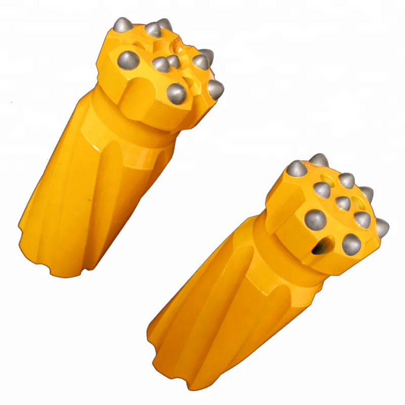T45 Tungsten Carbide Retractable Thread Rock Drill Button Bits