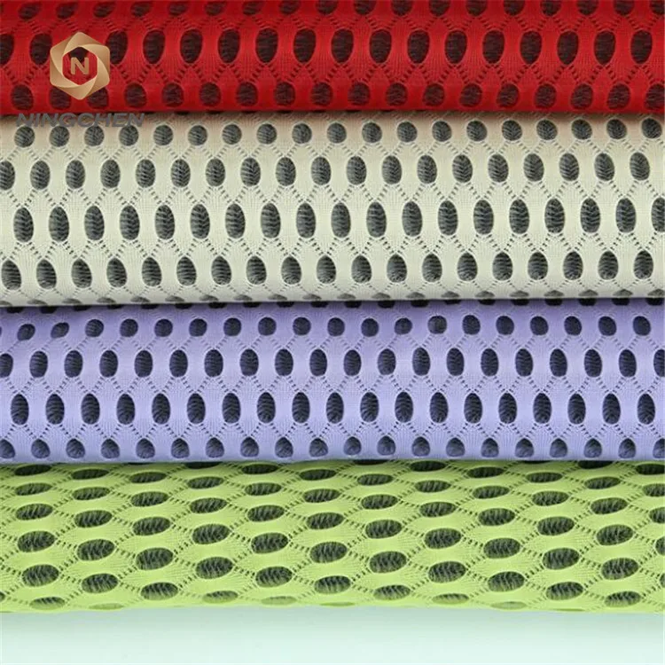 
factory 3D air mesh polyester mesh backpack fabric alibaba supplier moisture-wicking tulle 3d air birdeye mesh fabric 