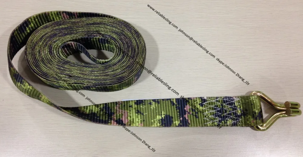 Custom High Tension Military Belt Camo Ratchet Straps
