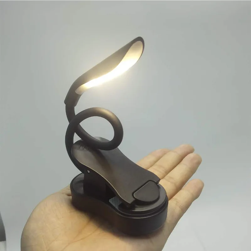 
New product warm and white light 3W led usb led clip light for reading book 