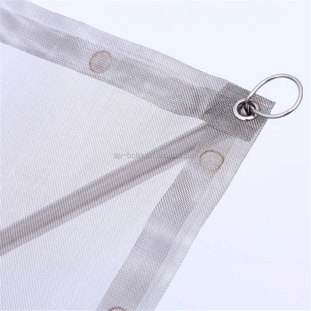 Portable Stainless Steel Mesh Burning Stand Folding Outdoor Fire Pit