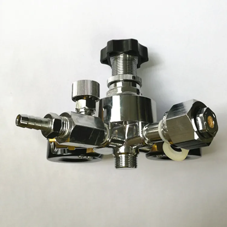 Manufacturer Ningbo Zhejiang pressure co2 gas beer regulator with gauge