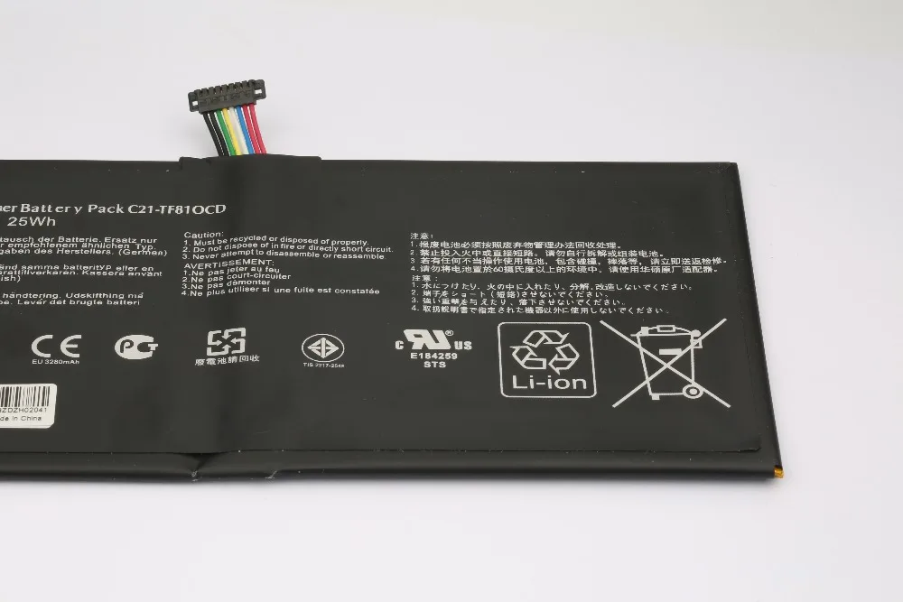 Replacement Laptop Battery for ASUS C21-TF810CD 3380mAh Batteries Laptop Battery