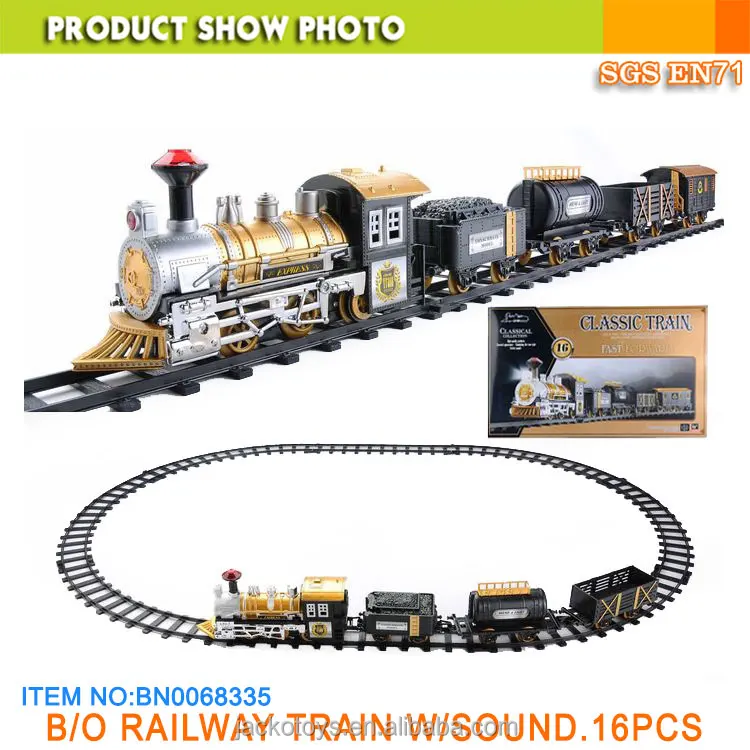 2021 Elegance Christmas Toys Electric Rail Train Set With Light And Music