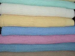 Classic design hot sales Natural 100 % Cotton Thermal Blankets for home & hospital use