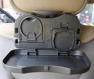 Складная автомобилей заднем сиденье для напитков для бутылок держатель стенд путешествия столовая лоток черный
