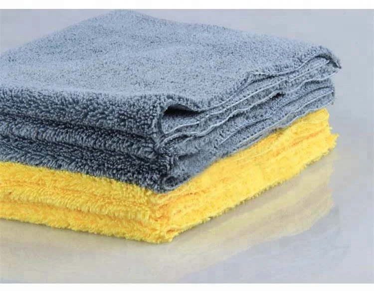 Супер толстые плюшевые чистящие полотенца из микрофибры для полировки деталей автомобиля
