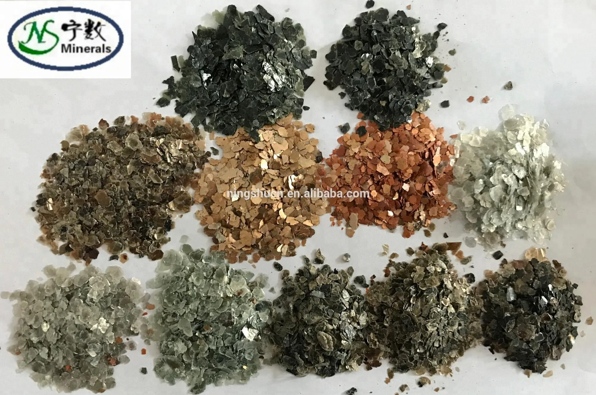 Large Gold Mica Flake for Decorative Wall Paper