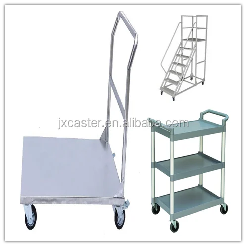 5 Inch Premium New Top stem Swivel PA plastic wheel caster for Cargo Tallying Cart