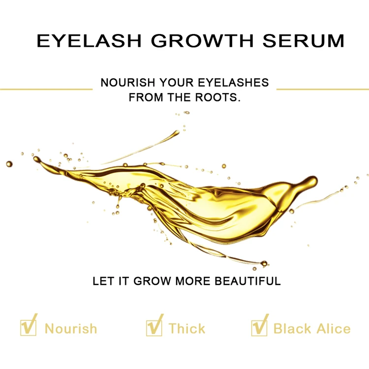 Customized Easy to Apply lash serum Eyelash Growth Serum