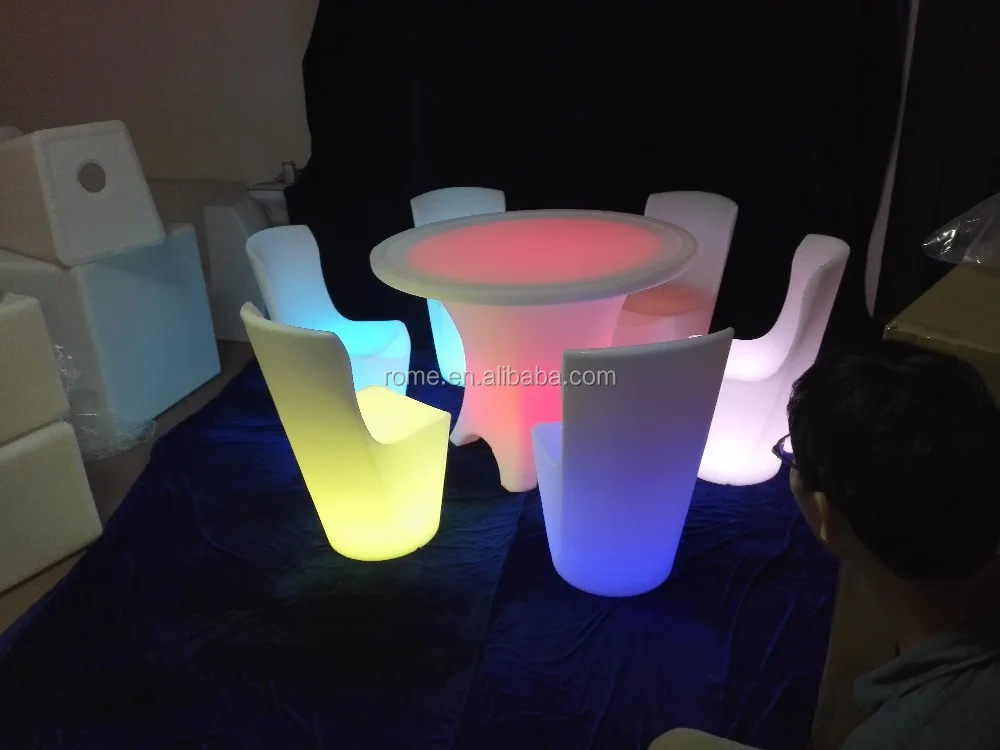 Most Selling Product in Alibaba outdoor furniture manila Led Luxury Chair And Sof for sale