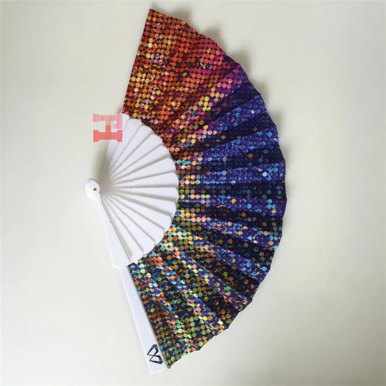 Export Wedding Party Promotional Printed Custom Folding Hand Fans For Souvenir