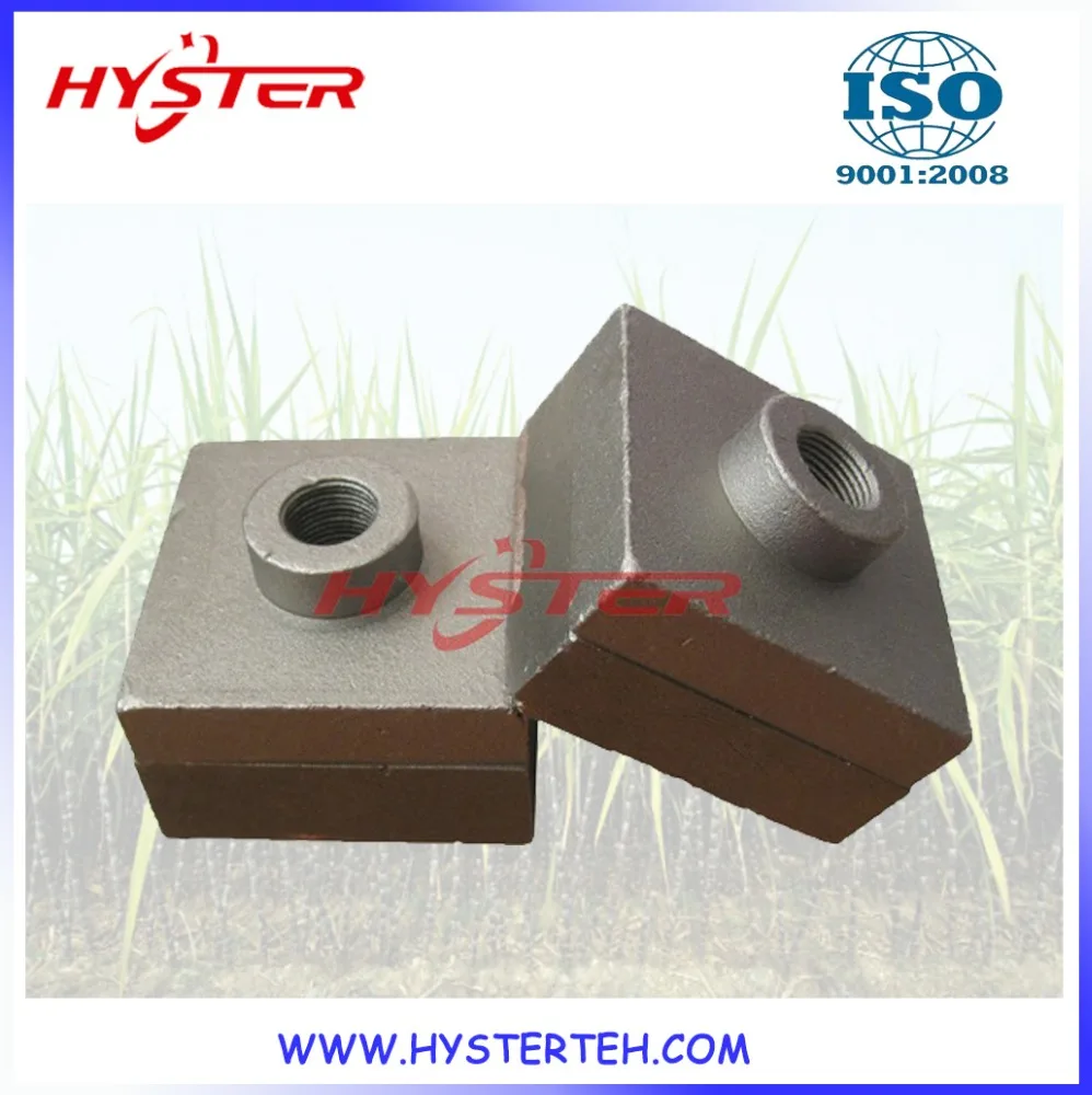 700BHN Bimetallic Shredder Hammer Tips for Sugar Mill