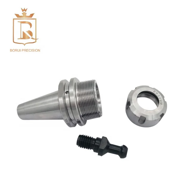 
50mm ISO30 Tool Holder for HSD Machine Spindle M12 X 1.75 1.5 Years <0.005mm HRC56-60 20crmnti/40cr Milling 0.62KG Ra<0.2 Borui 