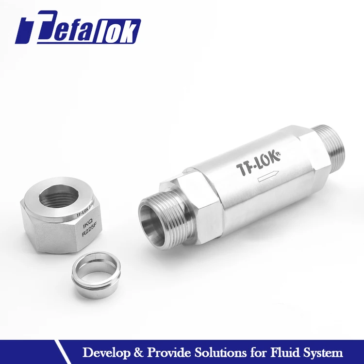 ss spring non return fuel check valve