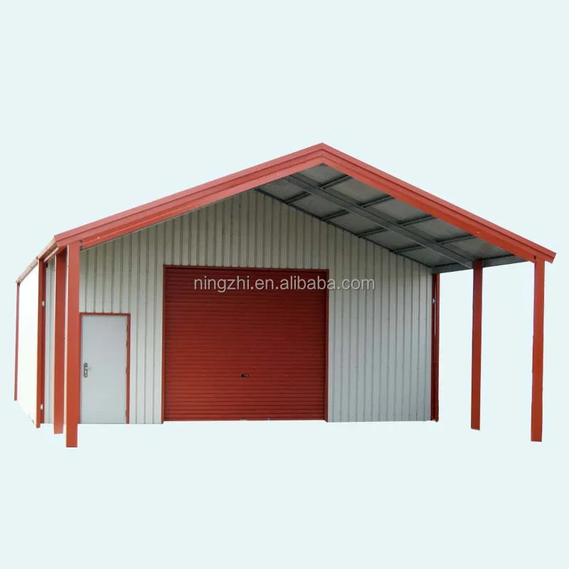 Pole barn machine shed for large farm equipment