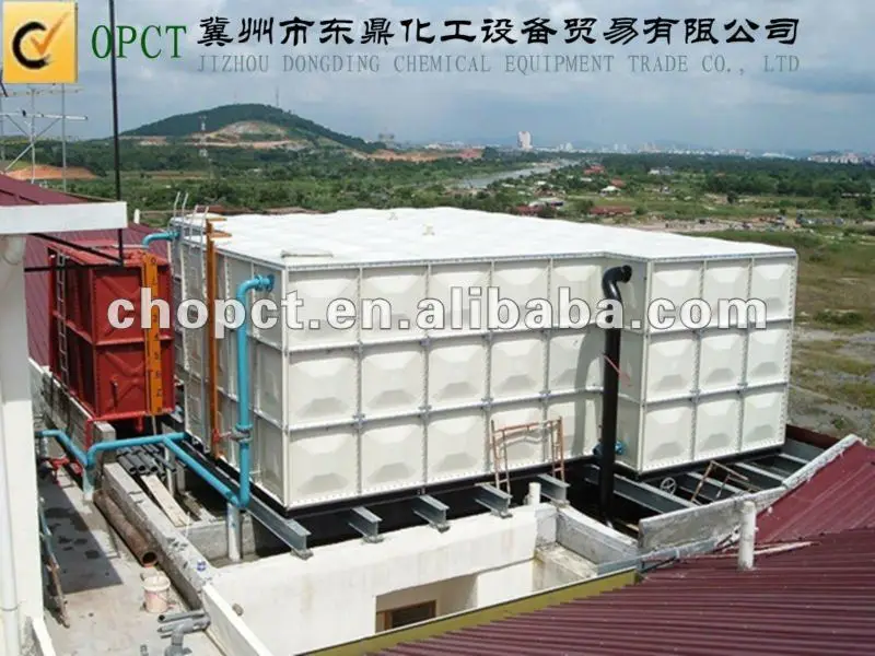 нестандартная конструкция стеклоткани frp цистерны с водой панель