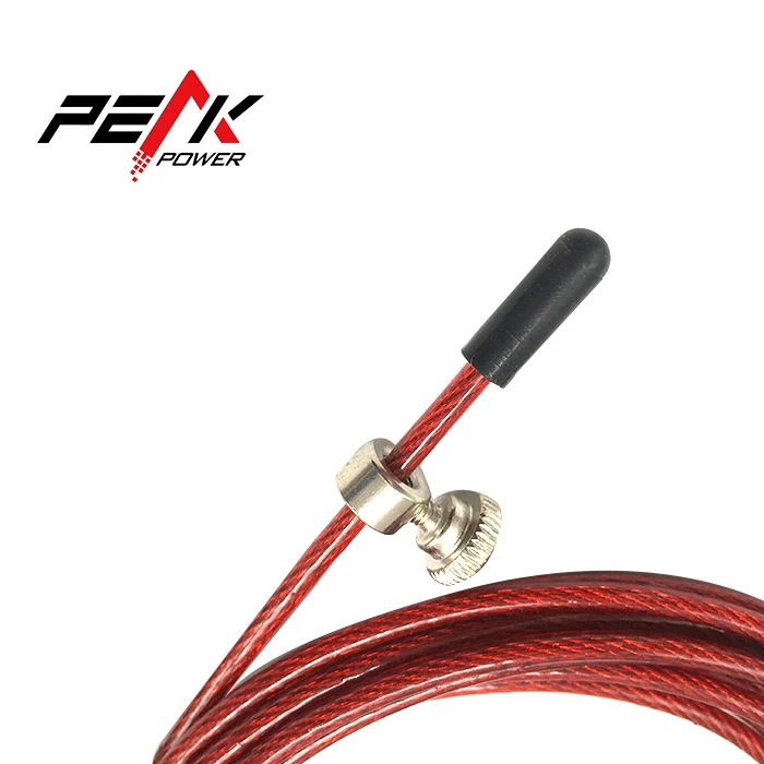 Цветная и логотип на заказ, регулируемая алюминиевая ручка с нейлоновым покрытием, перекрестная веревка для прыжков