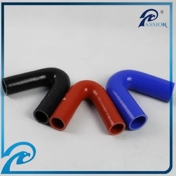 Морской Грузовик Автобус Черный 2.5 Дюймов Радиатор Силиконовый Шланг 135 Градусов Локоть