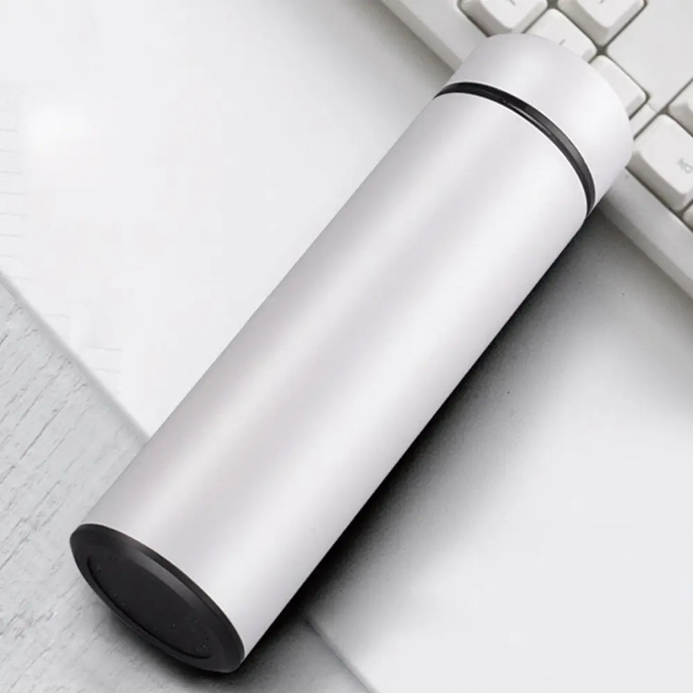 hot sale custom stainless steel straight flask double wall vacuum bottle large capacity sport water bottle tea tumbler