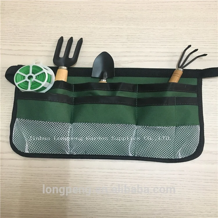Heavy Duty Multi Pocket Outdoor Garden Tool Hand Bag Set For Planting Gardening Tool, High Quality Garden Tool Set