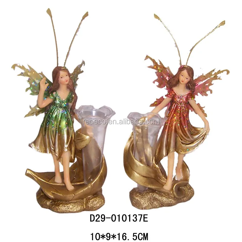 Miniature angel figurine western angel figurine resin wing angel figurine