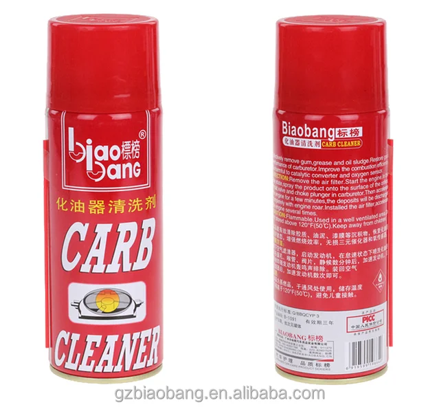 Red and green packaing auto carb cleaner450ml top sale