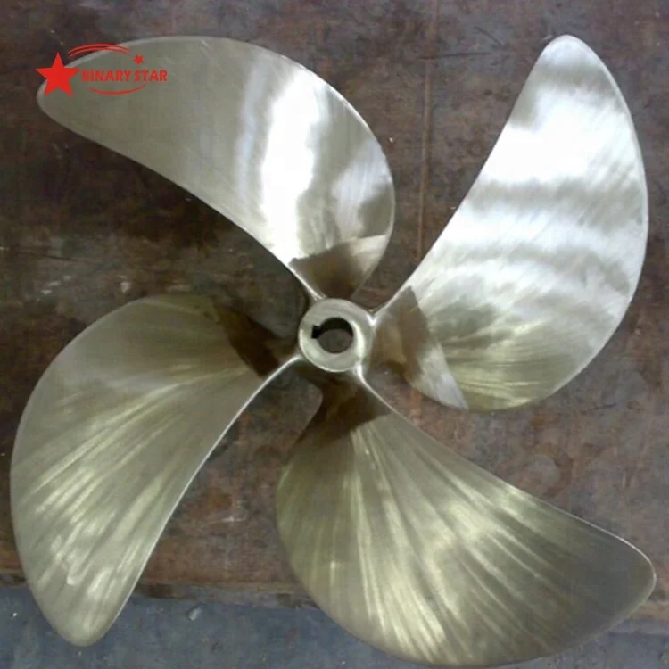 
4 blade marine bronze propeller 