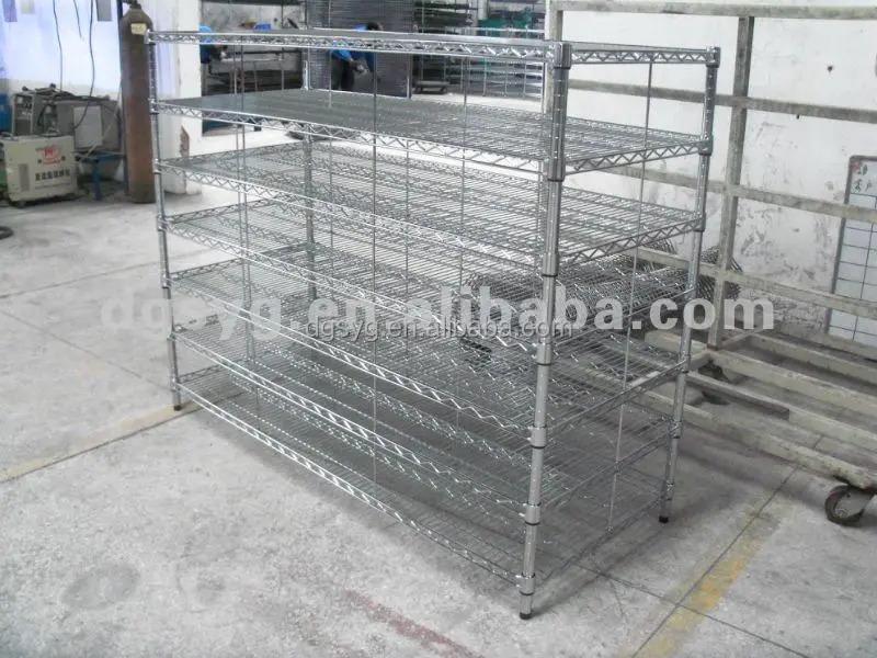 Chrome Security Cage Cart for SMT components