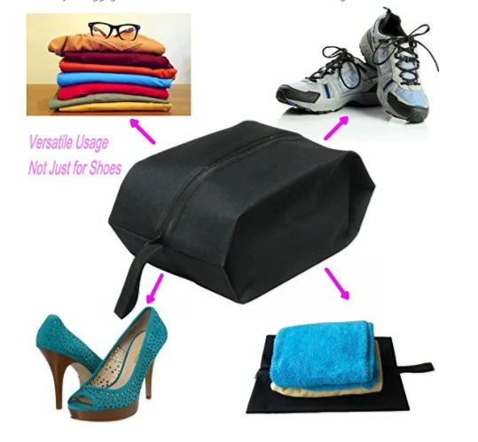 Custom Waterproof 600D Oxford Travel Shoe Storage Organizer Bag