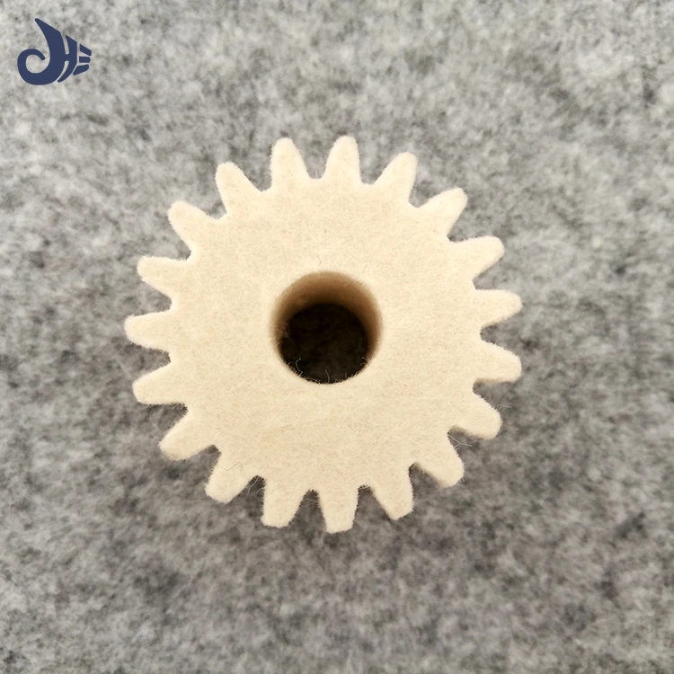 
pure wool high quality oil-absorbing and lubrication wool felt spur gear 
