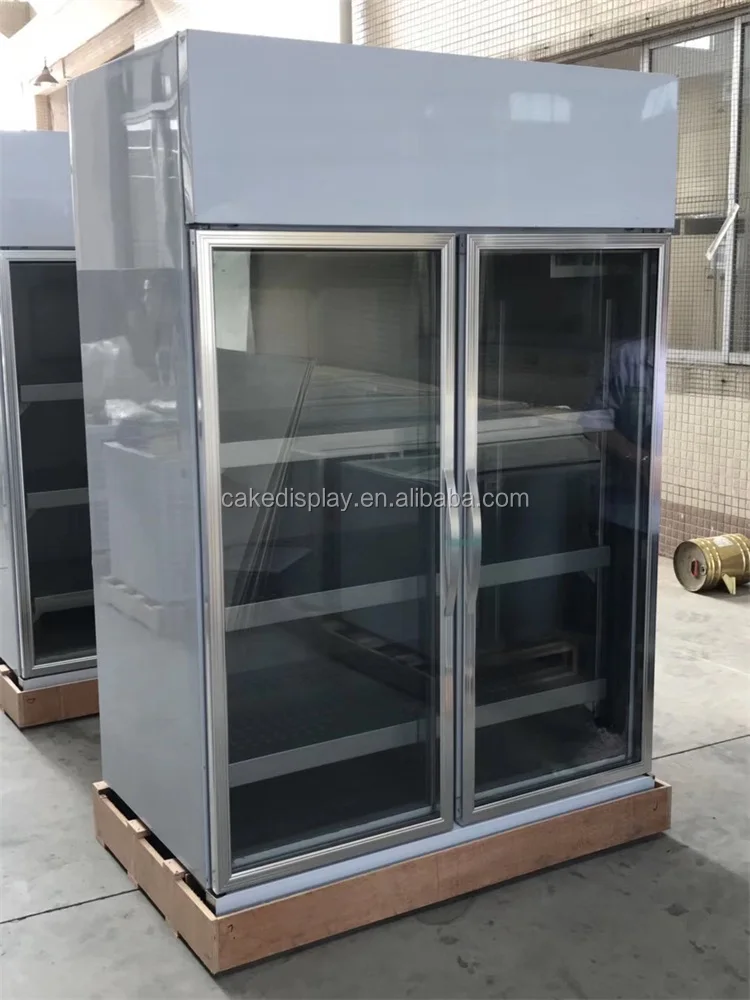 Высококачественный коммерческий газовый холодильник со стеклянной дверью на продажу