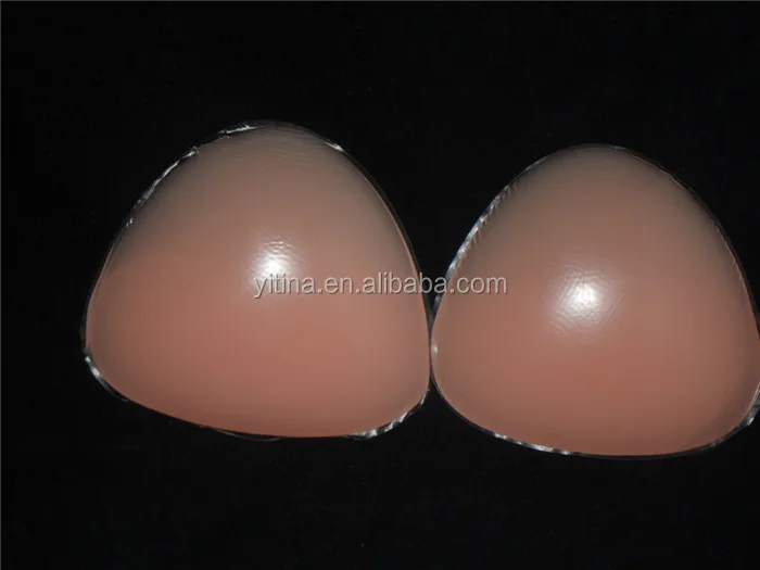 
Brest up cute triangle-shaped underwear accessories push up silicone bra inserts 