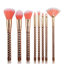 New Professional Synthetic Hair Eyeshadow Brushes Set 8 Pcs Makeup Brushes For Eye Makeup Tool Kit And Face Makeup